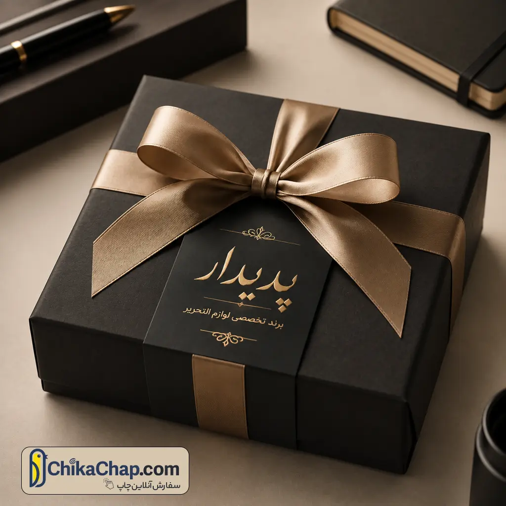 سفارش آنلاین چاپ لیبل کاغذی مات برای جعبه&zwnj;های هدیه و بسته&zwnj;بندی لوکس تبلیغاتی